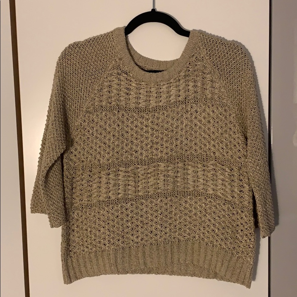 Knit Brown/Tan Sweater